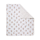 Cuddly Bear Organic Cotton Reversible Cot Comforter